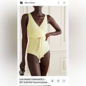 Lisa Marie Fernandez - Yasmin - Butter Yellow - EEUC- size 2 (size S)